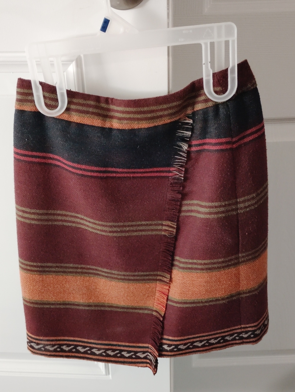 Vintage Wrap Knit Skirt